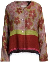 ALESSIA SANTI - Rust Jacket Acrylic, Modal, Wool, Alpaca Wool - Lyst