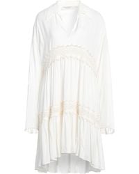 Philosophy Di Lorenzo Serafini - Mini Dress Viscose, Cotton, Polyester - Lyst