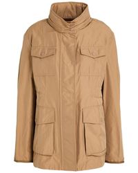 Moncler - Camel Jacket Cotton, Polyester - Lyst