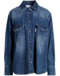 Soallure - Denim Shirt Cotton - Lyst