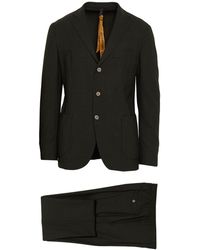 Santaniello - Dark Suit Wool, Polyester, Elastane - Lyst