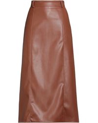 Alpha Studio - Midi Skirt Polyester, Polyurethane Resin - Lyst