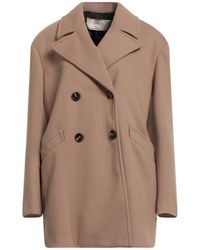 Kaos - Coat Polyester - Lyst