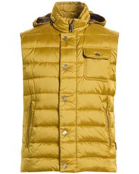 Moorer - Mustard Vest Polyamide - Lyst