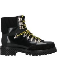 Off-White c/o Virgil Abloh - Ankle Boots Textile Fibers, Leather - Lyst