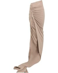 Rick Owens - Maxi Skirt Cotton - Lyst