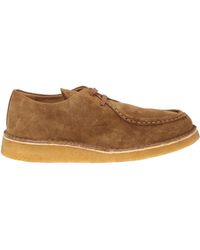 SELECTED - Camel Lace-Up Shoes Leather - Lyst
