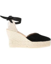 Manebí - Espadrilles Leather, Textile Fibers - Lyst
