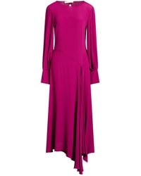 Manila Grace - Maxi Dress Acetate, Silk - Lyst