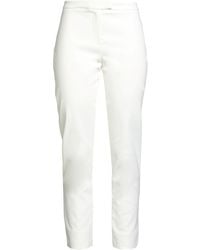 Eleventy - Ivory Pants Cotton, Polyamide, Elastane - Lyst