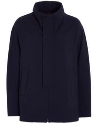 Hevò - Coat Polyester, Elastic Fibres - Lyst