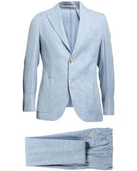 Eleventy - Light Suit Linen, Wool, Silk - Lyst
