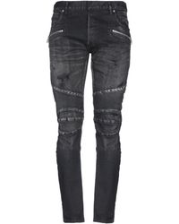 balmain biker jeans sale