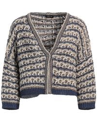 Anneclaire - Cardigan Polyamide, Cotton - Lyst
