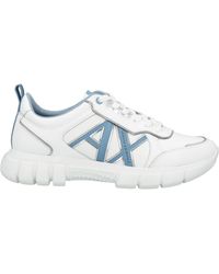 ARMANI EXCHANGE - Sneakers Soft Leather, Textile Fibers - Lyst