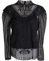 Twinset - Top Cotton, Polyamide - Lyst