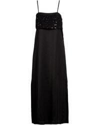 Peserico - Midi Dress Viscose - Lyst