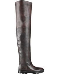 The Row - Billie Leather Over-the-knee Boots - Lyst
