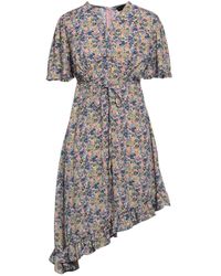 VANESSA SCOTT - Pastel Mini Dress Polyester - Lyst