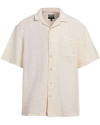Brixton - Ivory Shirt Linen, Cotton - Lyst