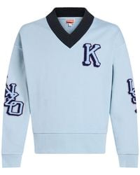 KENZO - Sky Sweatshirt Cotton, Elastane, Acrylic, Wool, Polyester - Lyst