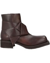 Acne Studios - Dark Ankle Boots Leather - Lyst