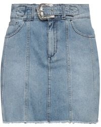 Liu Jo - Denim Skirt Cotton - Lyst