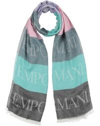 Emporio Armani - Lilac Scarf Viscose, Cotton, Polyester - Lyst