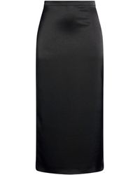 Lanvin - Maxi Skirt Triacetate, Polyester - Lyst