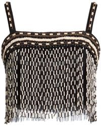 Elisabetta Franchi - Top Polyamide, Elastane - Lyst