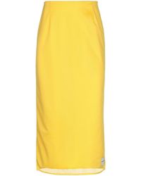 Calvin Klein Midirock - Gelb