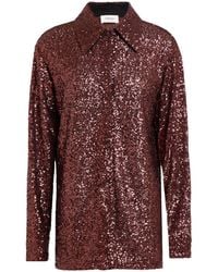 Ottod'Ame - Chocolate Shirt Polyester - Lyst