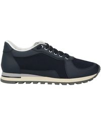 Canali - Midnight Sneakers Leather, Textile Fibers - Lyst