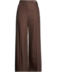 Loulou de Saison - Chocolate Pants Viscose, Wool, Mohair Wool - Lyst
