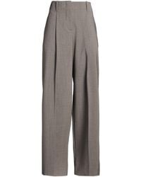 P.A.R.O.S.H. - P.A.R.O..H. Taupe Pants Wool, Elastane - Lyst