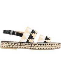 Sergio Rossi - Espadrilles Textile Fibers, Leather - Lyst