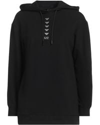 EA7 - Sweatshirt Cotton, Elastane - Lyst