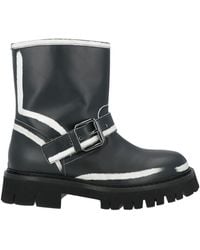 Moschino - Ankle Boots Leather - Lyst