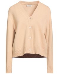 N.O.W. ANDREA ROSATI CASHMERE - Sand Cardigan Wool, Viscose, Cashmere, Nylon - Lyst