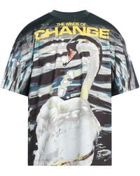 Burberry - Swan Logo T-Shirt - Lyst
