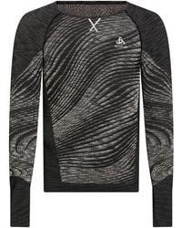 Odlo - T-Shirt Recycled Polyester, Recycled Polyamide, Polyamide, Recycled Elastane, Elastane - Lyst