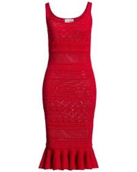 DES_PHEMMES - Midi Dress - Lyst