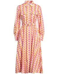 Marella - Midi Dress Cotton, Elastane - Lyst