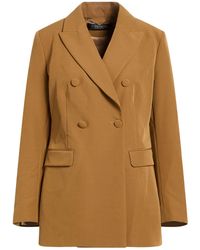 Nora Barth - Camel Blazer Polyurethane, Viscose, Elastane - Lyst