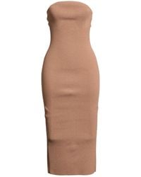 KHAITE - Midi Dress Viscose, Polyester - Lyst