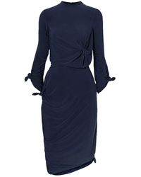 ROKH Midi Dress - Blue