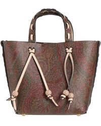 Etro - Burgundy Handbag Cotton, Polyester, Pvc - Lyst