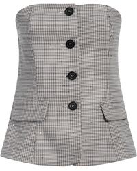 Imperial - Top Polyester, Viscose, Elastane, Metal - Lyst