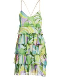 Kocca - Mini Dress Polyester, Metallic Fiber - Lyst