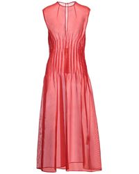 KHAITE - Midi Dress Silk - Lyst